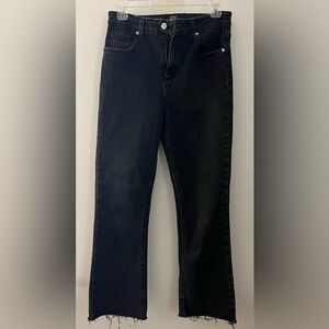 BDG jeans flare high rise cropped size 27